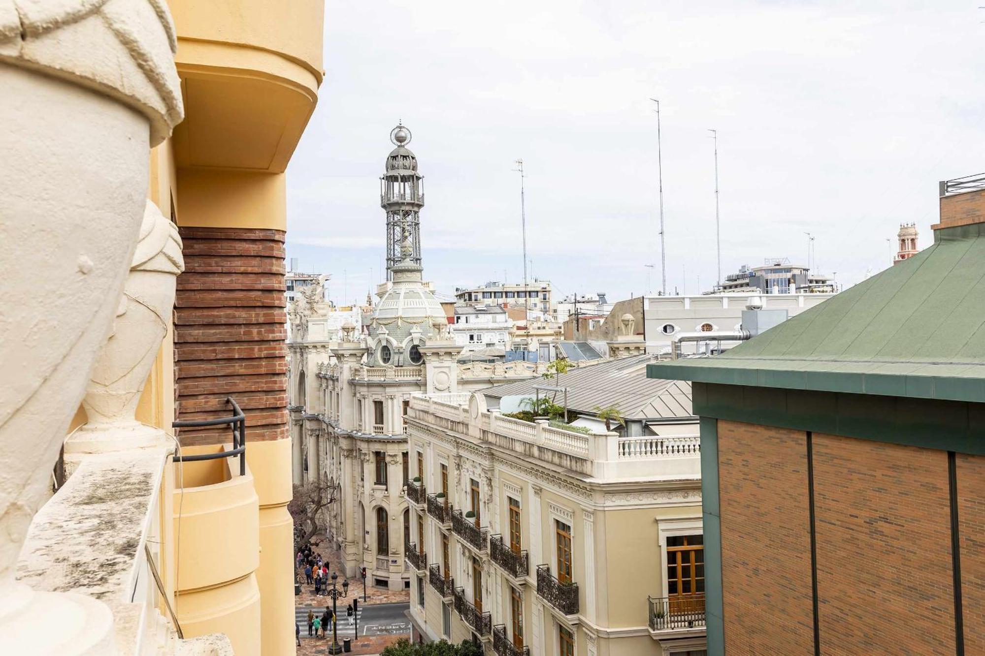 Ático de Lujo Plaza Ayuntamiento Valência Exterior foto